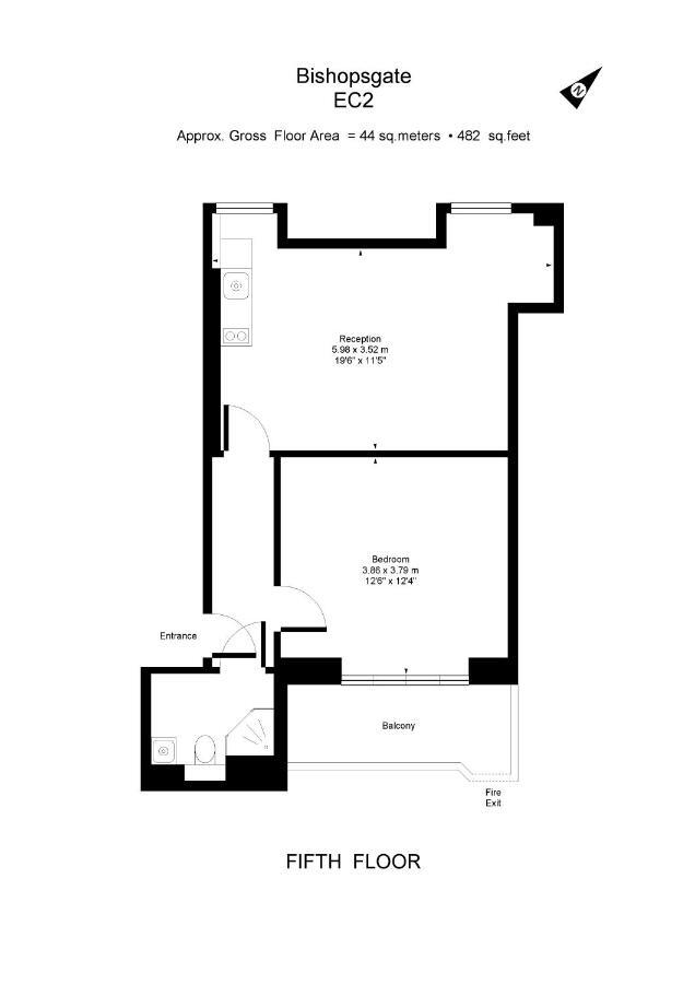 Apartment 5, 48 Bishopsgate By City Living London Ngoại thất bức ảnh